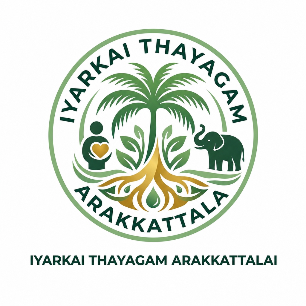 Iyarkai Thayagam Arakkattalai Logo